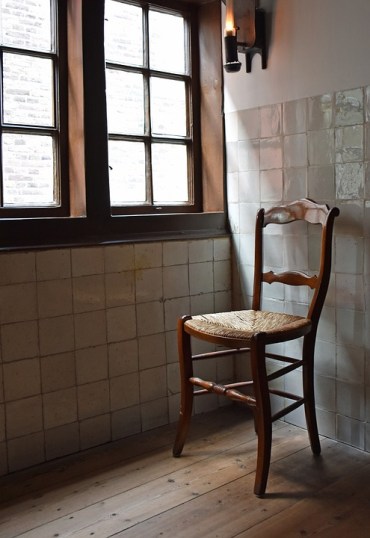 hardback wooden chair