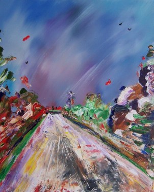 road trip painting by garth bayley