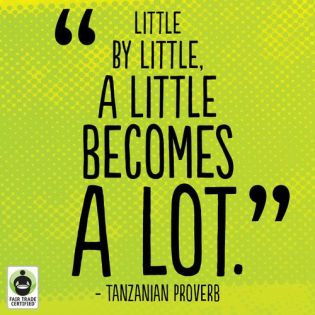 write a little becomes a lot