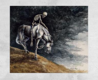 skeleton 4 journey on horse