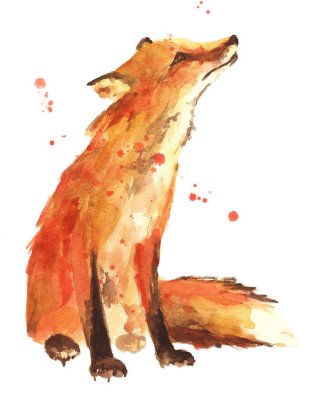 TM Interview fox-painting--print-from-original-alison-fennell